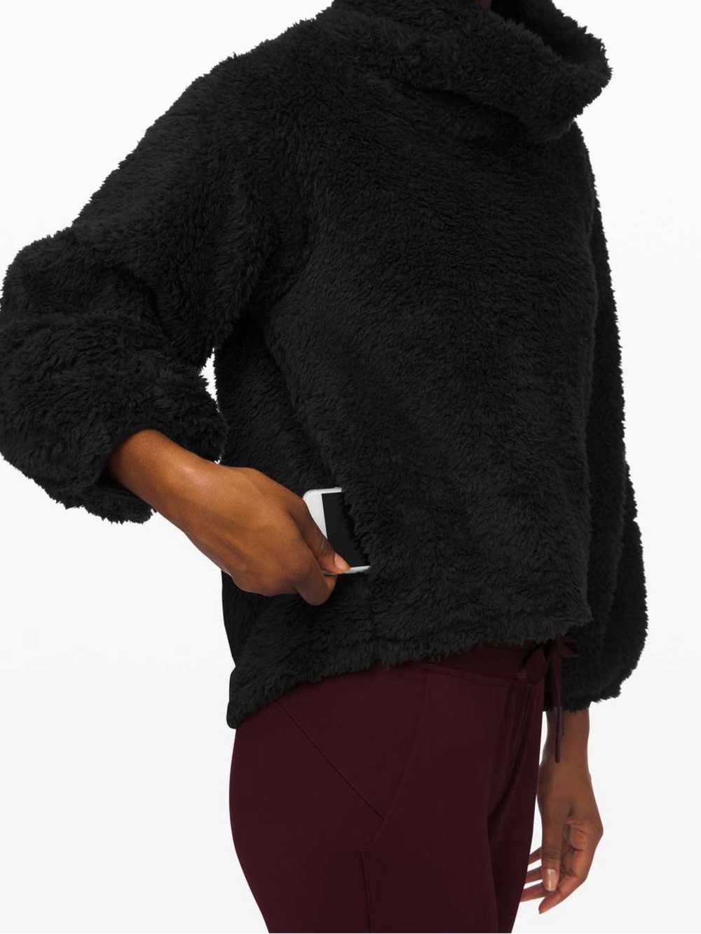 Lululemon Warmth Restore Sherpa Pullover Green XS/S